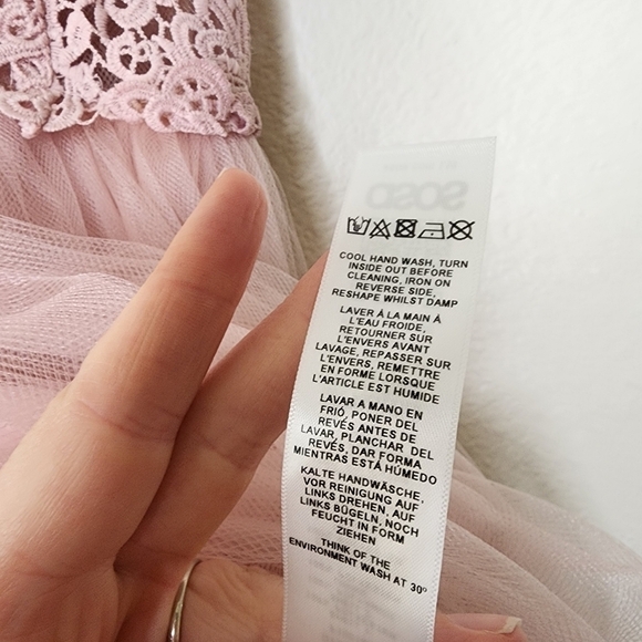 ASOS Pink Ninja Mini Ballerina Dress 4P NWT - Picture 6 of 7